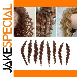 Dark Brown Curly Doll Wig for 1/6 Scale Reborn Dolls