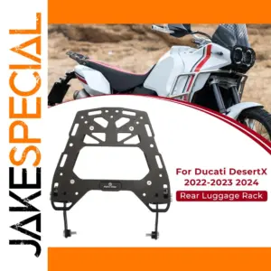 Ducati DesertX Black Aluminum Luggage Rack