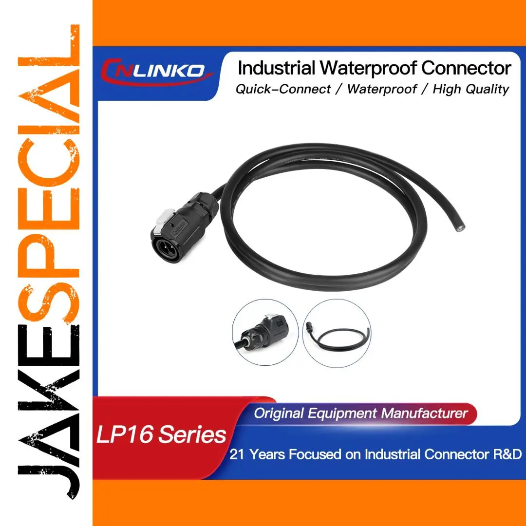 Robust M16 Power Cable Connector (2-9 Pins) 1 Robust M16 Power Cable Connector (2-9 Pins)