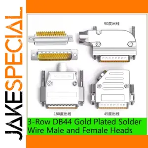 Industrial D-Sub 44-Pin Connector with EMI Shield