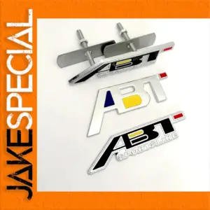 ABT Badge Emblem for Cars - 9.5x4 or 10.5x2.3 cm