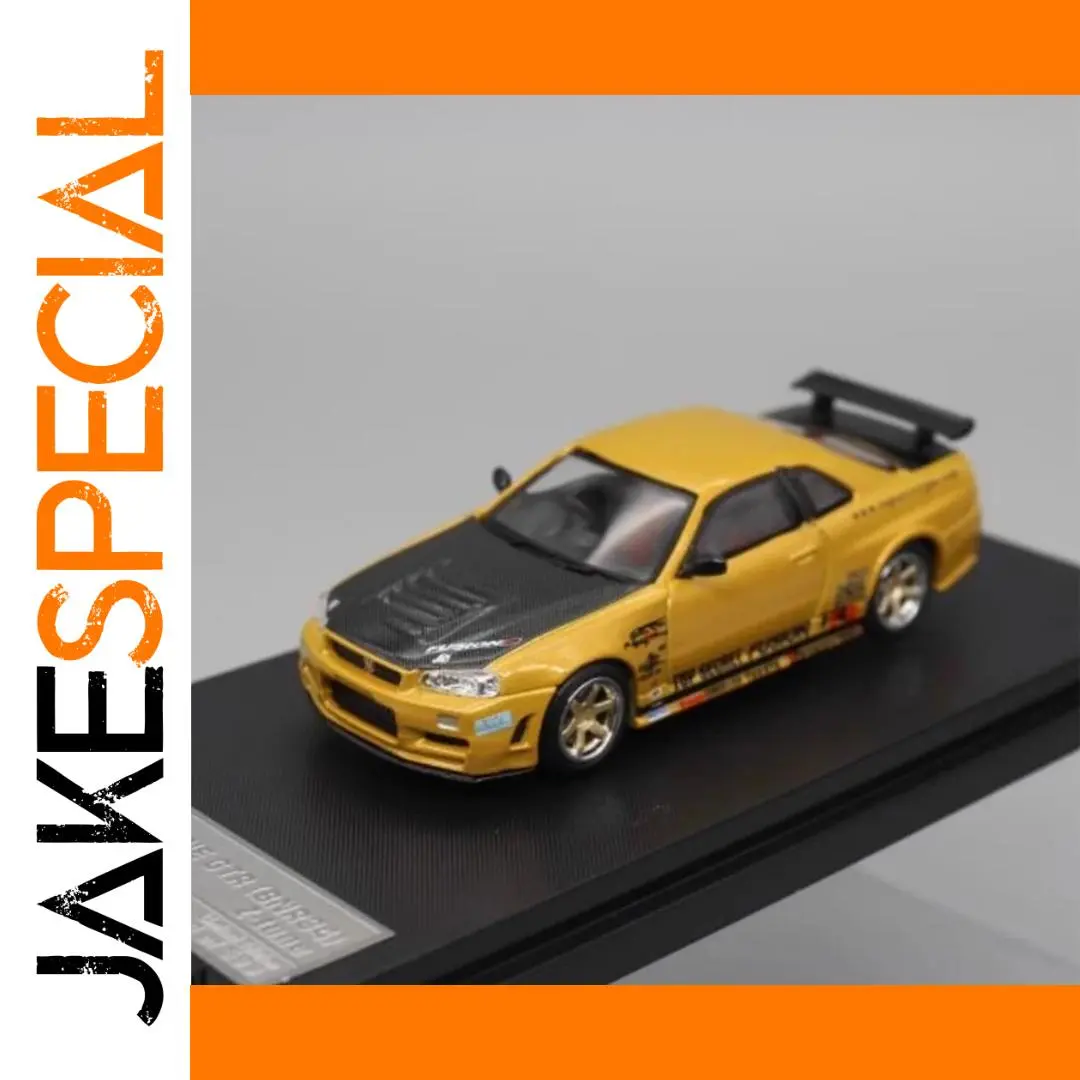 Nissan GTR R34 1:64 Scale Diecast Model 1 Nissan GTR R34 1:64 Scale Diecast Model