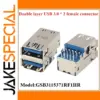 Set of 5 Sunken USB 3.0 Socket Connectors