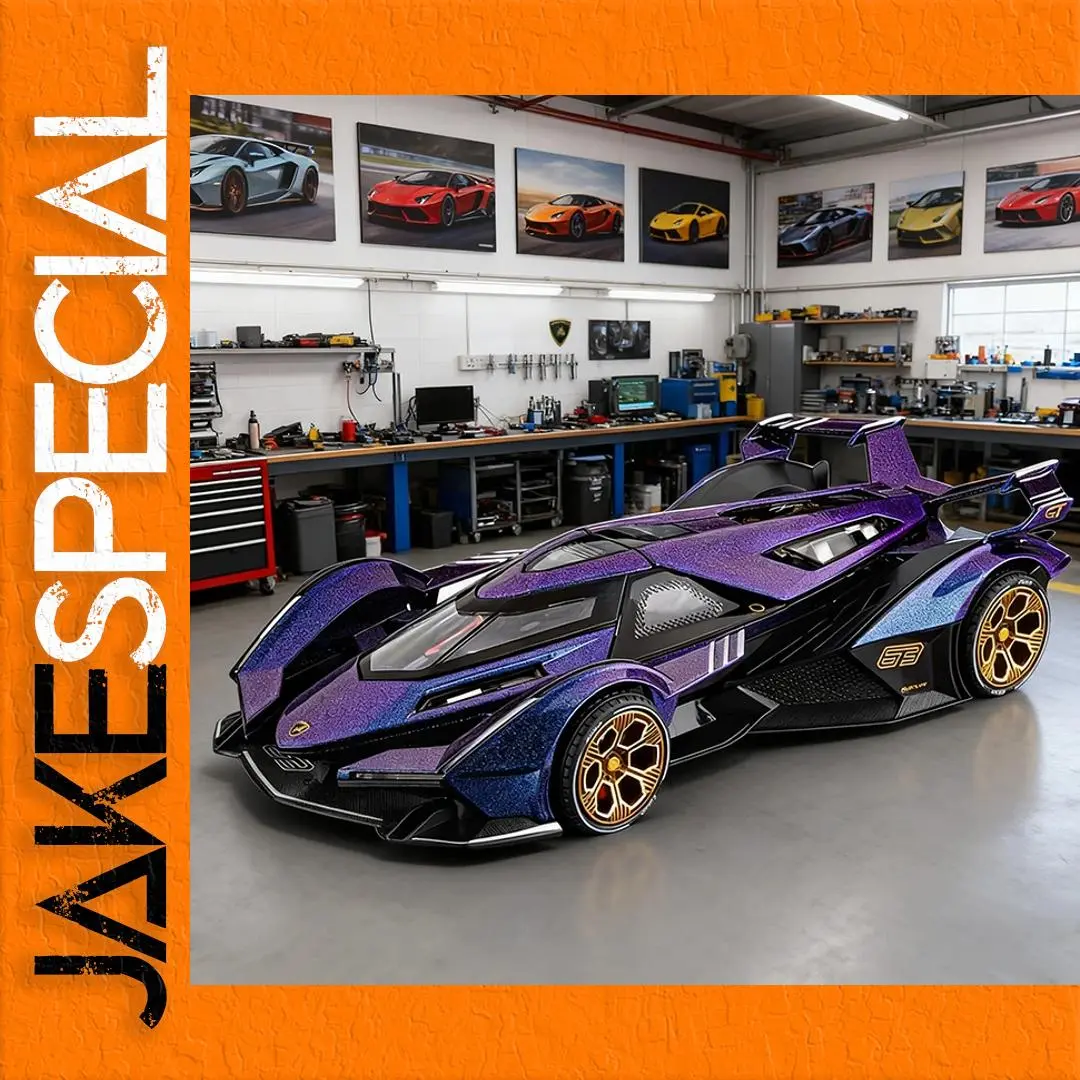 1:24 V12 GT Vision Model Car with Lights 1 1:24 V12 GT Vision Model Car with Lights