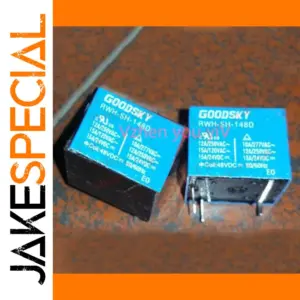 Set of 5 Electromagnetic Relays 12A 250VAC