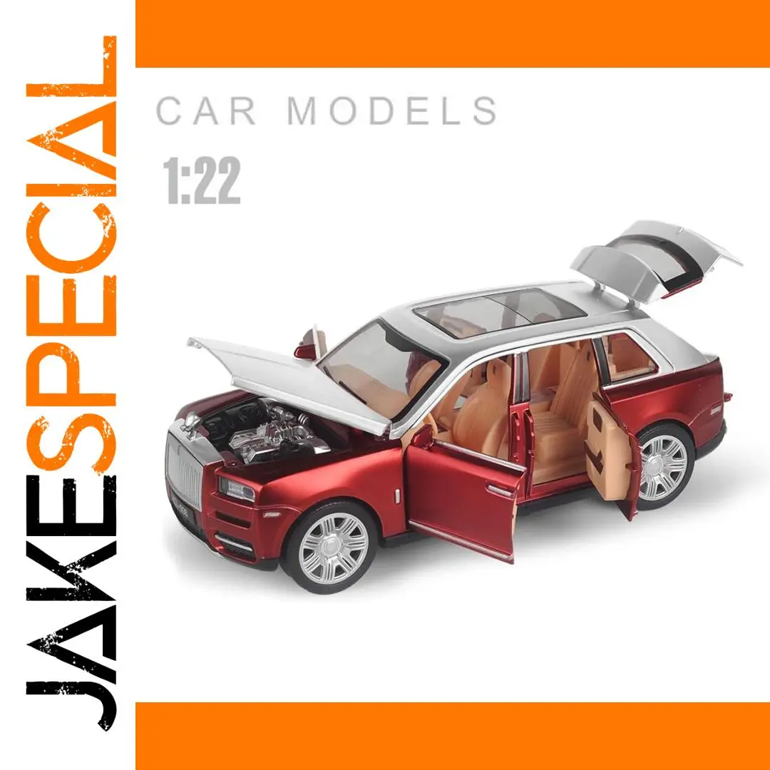 1:22 Scale Alloy Model Car in Red 1 1:22 Scale Alloy Model Car in Red