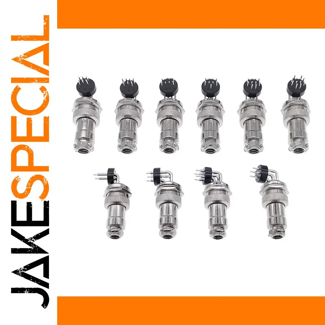 GX16 PCB Connector with 90-Degree Pin 1 GX16 PCB Connector with 90-Degree Pin