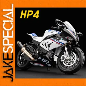 1:12 HP4 Alloy Racing Motorcycle Model