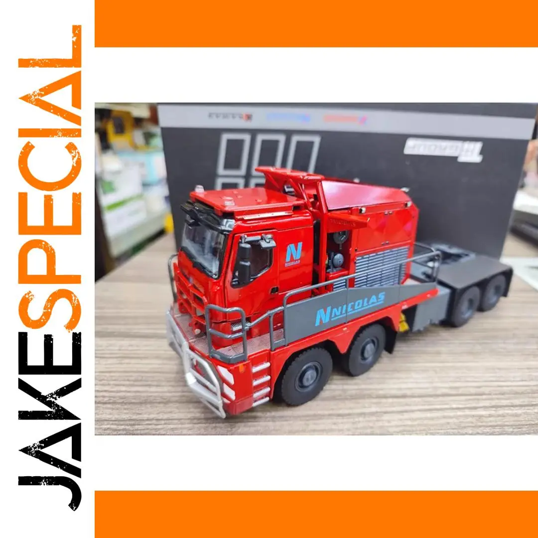 Red Diecast Nicolas Tractor Head Model 1:50 Scale 1 Red Diecast Nicolas Tractor Head Model 1:50 Scale