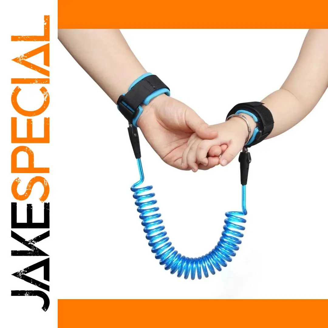 Toddler Safety Harness with Blue Cord 1 Toddler Safety Harness with Blue Cord