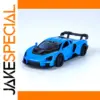 Miniature Blue Alloy Racing Car Model for Collectors