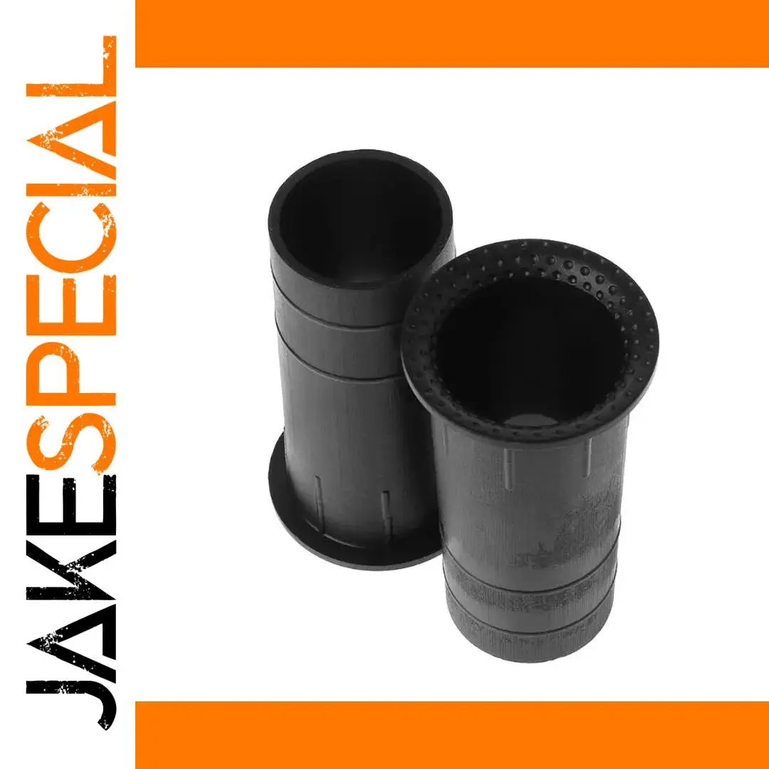 3-5 Inch Black Plastic Speaker Port Tubes Set 1 3-5 Inch Black Plastic Speaker Port Tubes Set