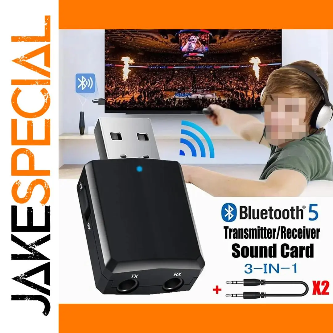 Wireless Bluetooth 5.0 Transmitter/Receiver Adapter 1 Wireless Bluetooth 5.0 Transmitter/Receiver Adapter