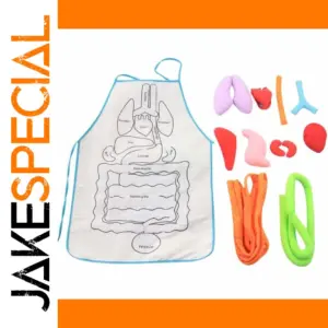Colorful Human Anatomy Apron for Kids and Adults