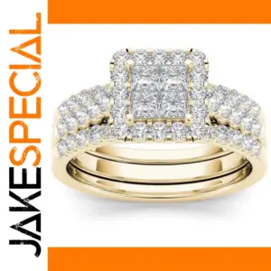 Elegant Gold and Silver Women's Ring Set