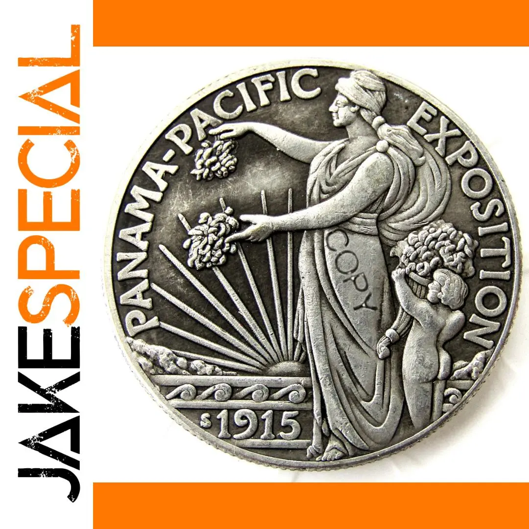 Vintage US 1915-S Panama Coin Replica 1 Vintage US 1915-S Panama Coin Replica