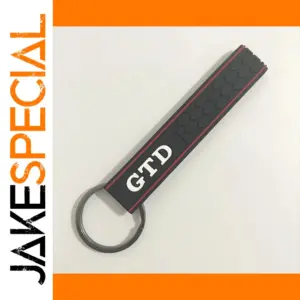 VW GTD Silicone Keychain for Vehicles