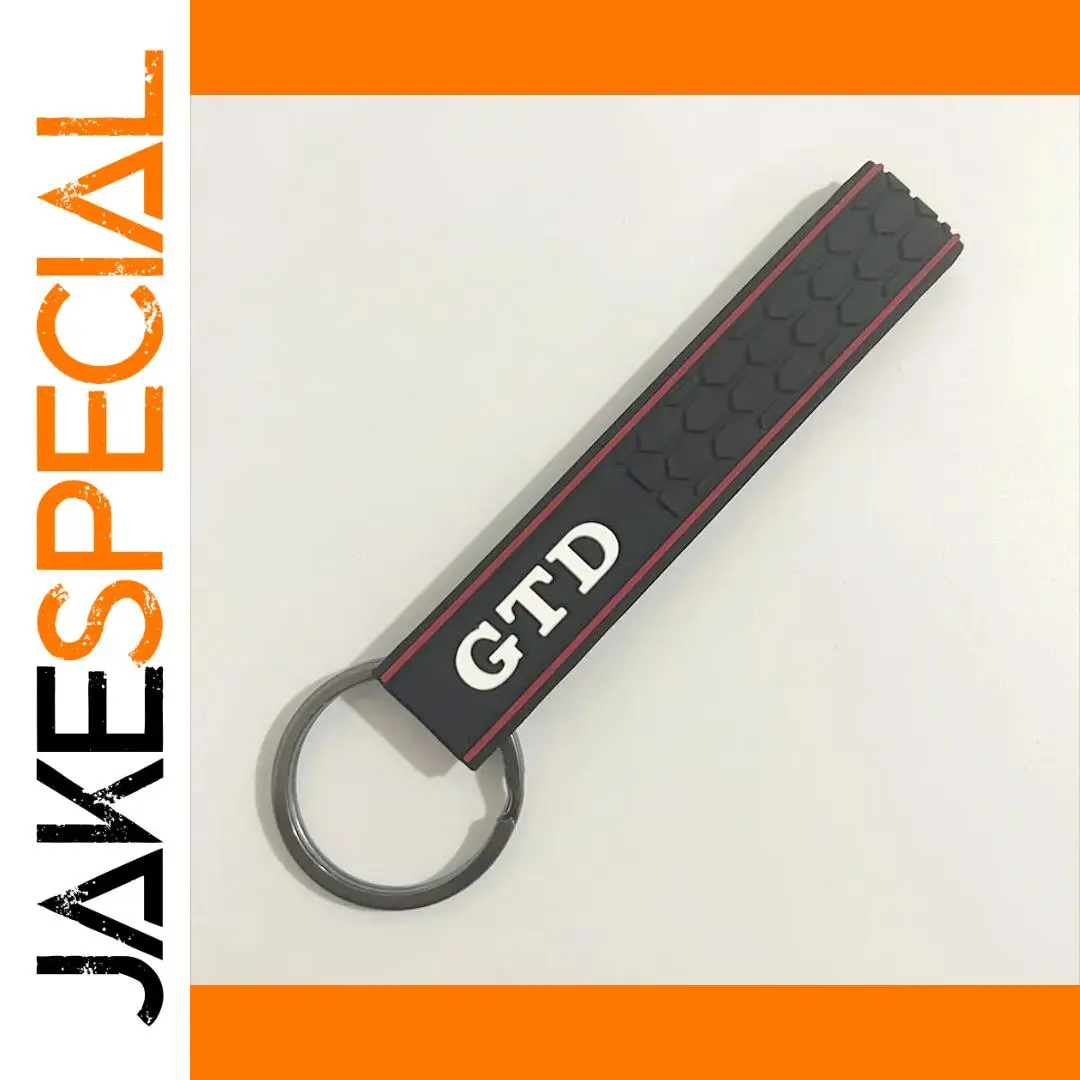 VW GTD Silicone Keychain for Vehicles 1 VW GTD Silicone Keychain for Vehicles