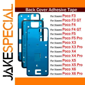 Xiaomi Poco Back Cover Adhesive Sticker for Models F3-X6 Pro