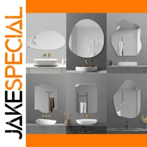 Irregular Acrylic Wall Mirror Set with High-Definition Reflection