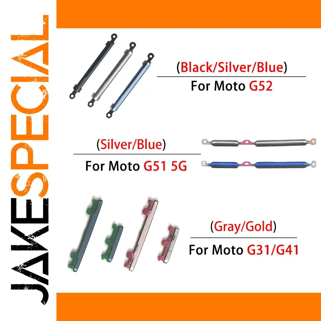 Motorola G Series Side Buttons Replacement Set 1 Motorola G Series Side Buttons Replacement Set