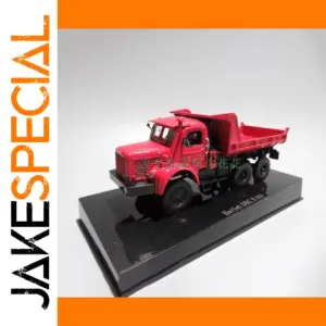 Vibrant Red Berliet GBC 8 6X6 Model Truck