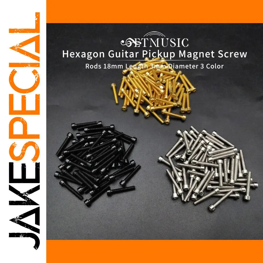 Hexagon Magnet Screws for Electric Guitars 1 Hexagon Magnet Screws for Electric Guitars