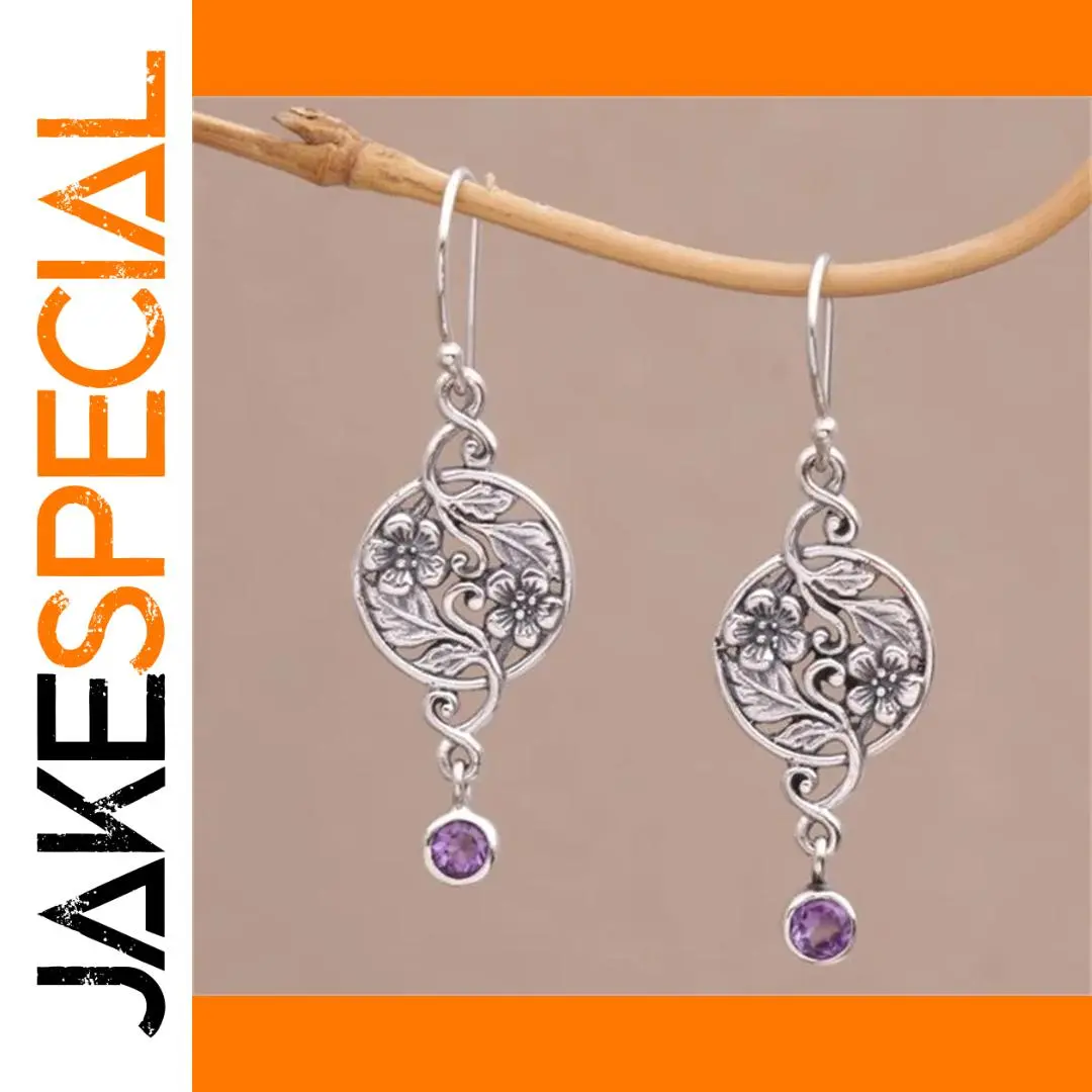 Elegant Flower Leaf Geometric Earrings 1 Elegant Flower Leaf Geometric Earrings