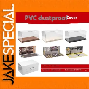 Clear 1:24 Diecast Car Display Dust Cover