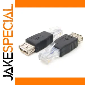 USB A Female to Ethernet Adapter for Network Connectivity