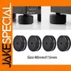 Black Aluminum Speaker Isolation Feet Set