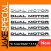 Tesla Dual Motor Emblem for Model Y, 3, X, S