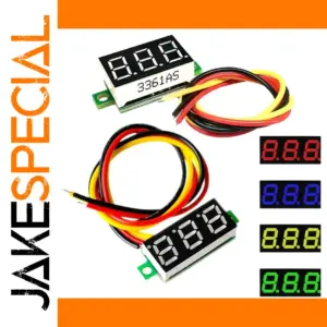 Digital Voltmeter with LED Display for Automotive