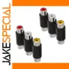 Six-Piece RCA Female-to-Female Adapter Set