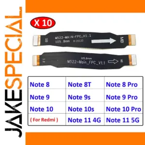 Set of 10 Flex Cables for Xiaomi Redmi Devices