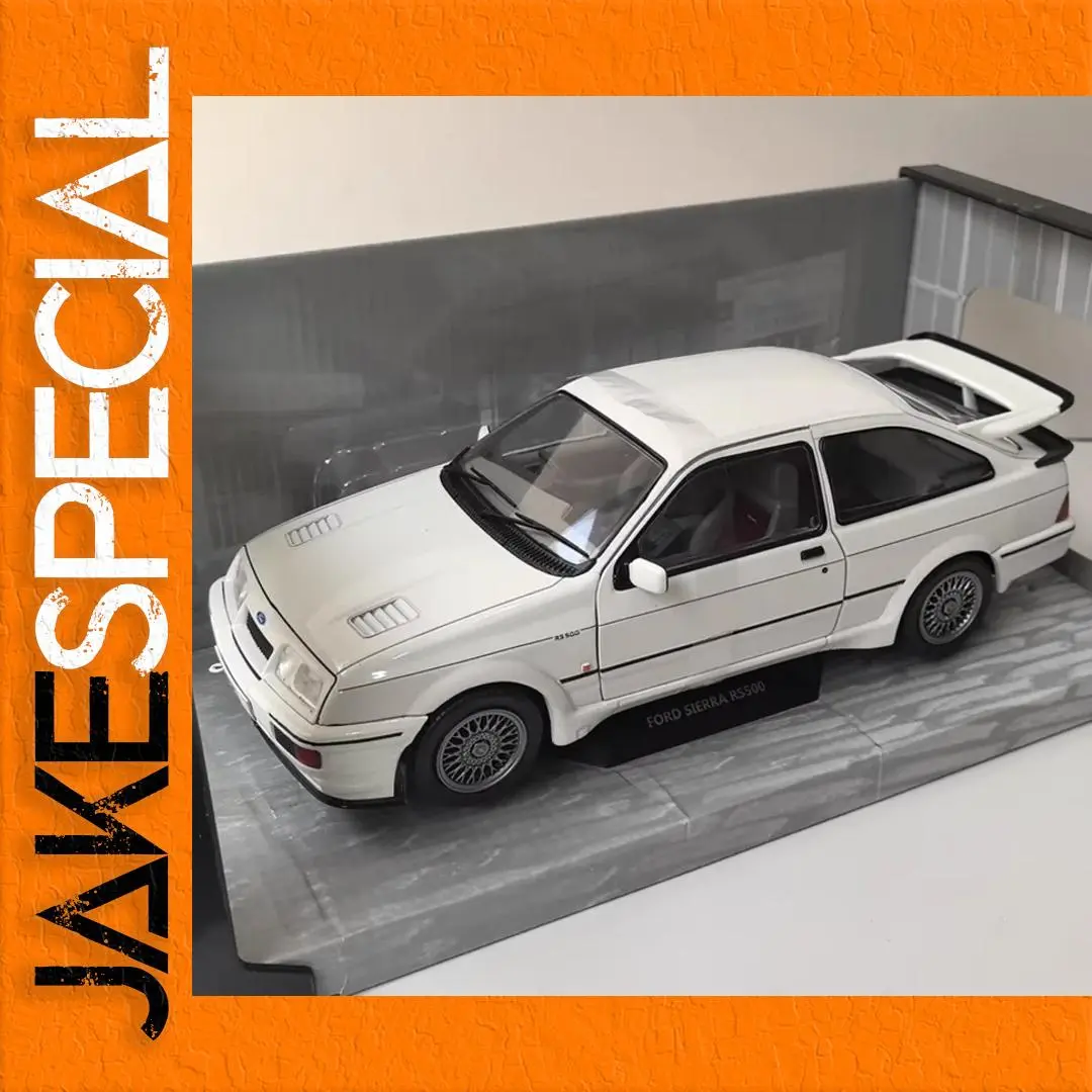 Ford Sierra RS500 1987 Die-Cast Model in White 1 Ford Sierra RS500 1987 Die-Cast Model in White