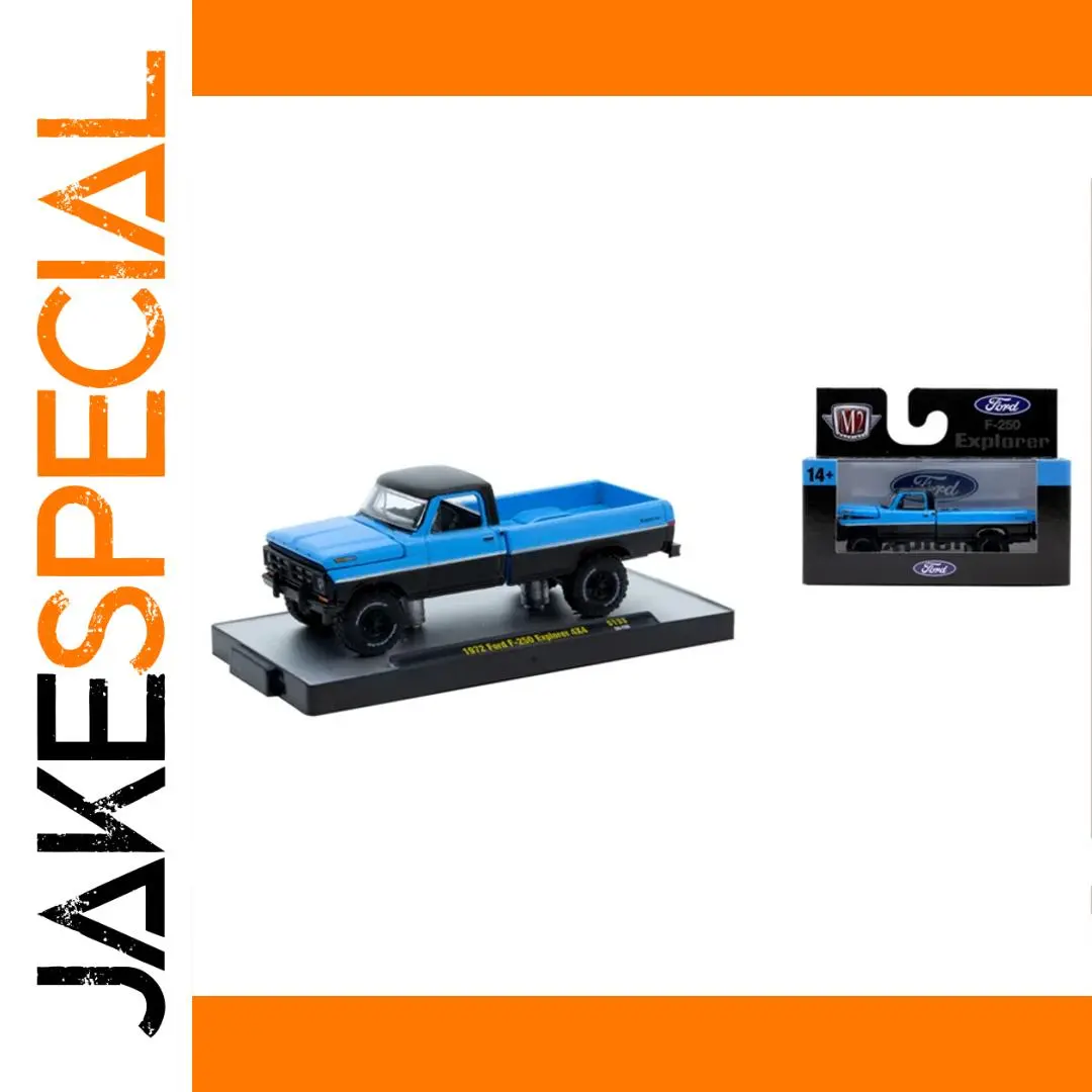 Vintage Blue 1972 Ford F-250 Explorer Diecast Model 1 Vintage Blue 1972 Ford F-250 Explorer Diecast Model