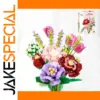 Colorful Flower Bouquet Building Blocks Model