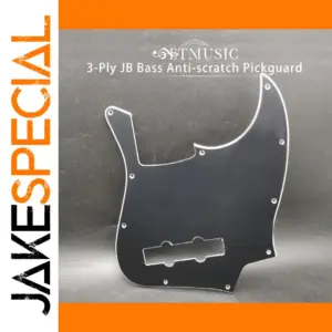 Black JB Bass Pickguard MU2330-2 for 10 Guitars