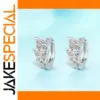 Silver Butterfly Stud Earrings for Women