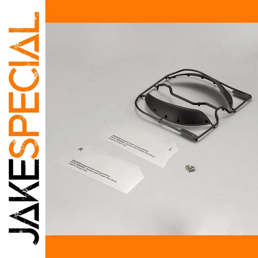 RC Toyota Land Cruiser Front Wheel Arches 1/10 Scale 1 RC Toyota Land Cruiser Front Wheel Arches 1/10 Scale