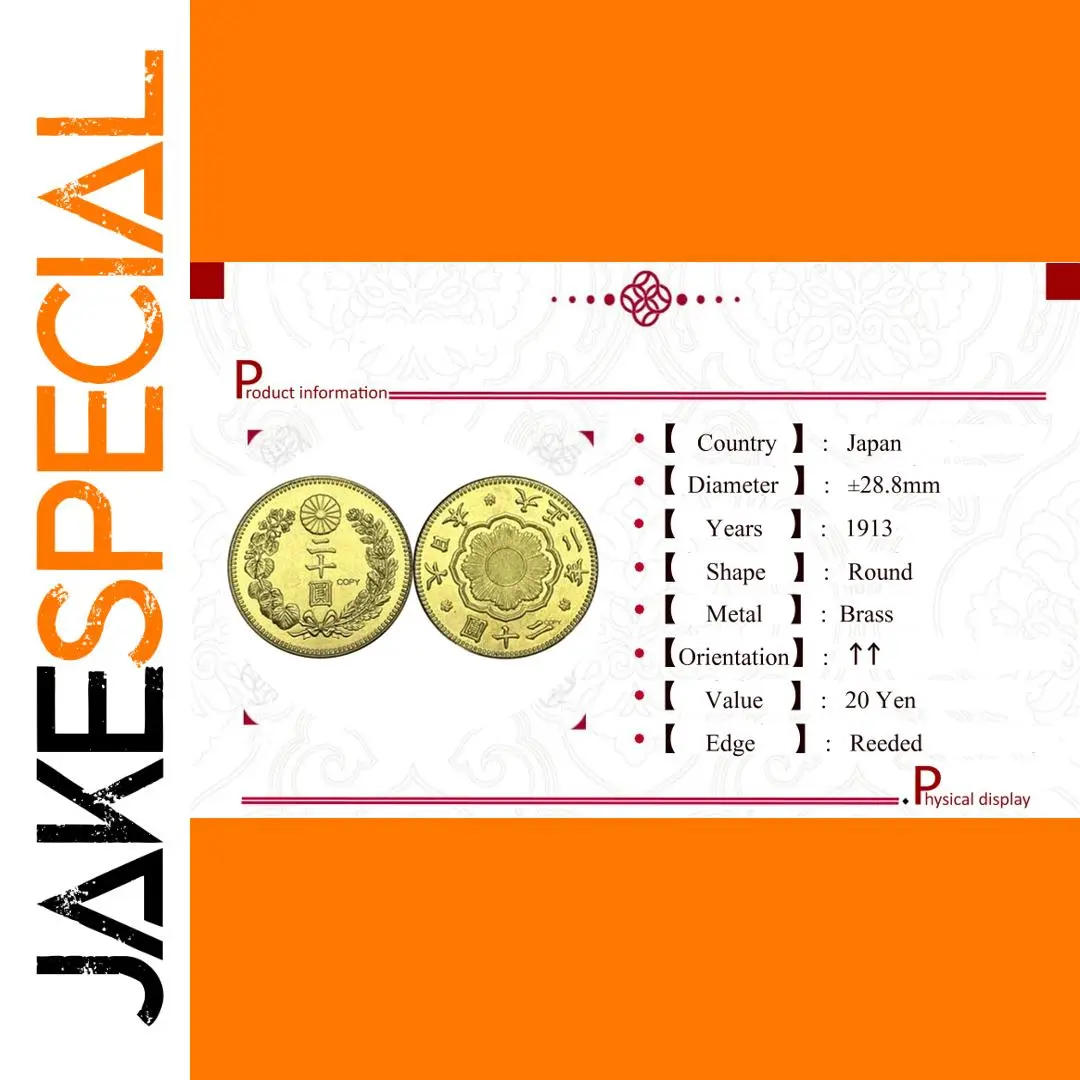Japanese 20 Yen Coin Replica Collection 1 Japanese 20 Yen Coin Replica Collection