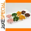 Vibrant 65mm Miniature Trees Set for Dioramas