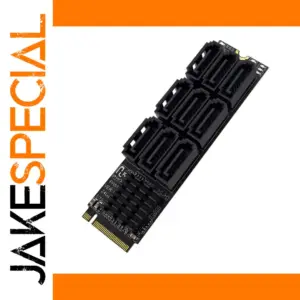 M.2 NVMe to 9-Port SATA Expansion Card