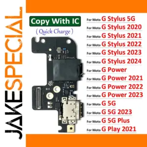 Moto G USB Charging Port Flex Cable 2020-2024