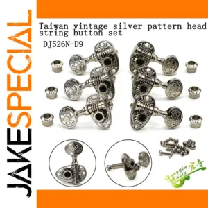 Vintage-Style Taiwan Guitar Tuning Pegs Set