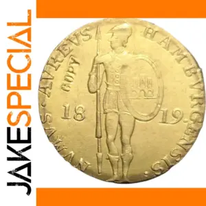 Antique-Style Hamburg 1840 Replica Coin