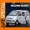 White Diecast Van Model with Sound and Lights