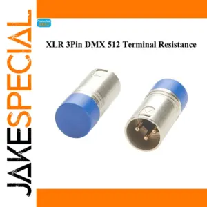 XLR 3Pin DMX512 Terminator with 120Ω Resistor