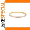 Unisex Gold-Tone Stainless Steel Bracelet